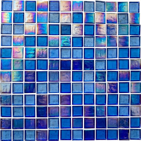 Santorini, 1  x 1  Stacked - Glass Tile Online Sale