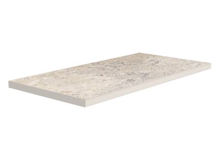 Travertino Beige, 12  x 24  - 2CM Porcelain Pool Coping For Cheap