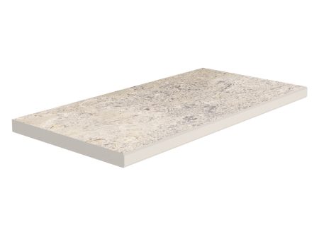 Travertino Beige, 12  x 24  - 3CM Porcelain Pool Coping Supply