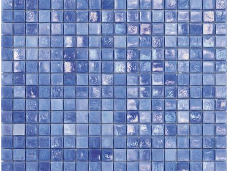 Periwinkle, 5 8  x 5 8  - Glass Tile on Sale