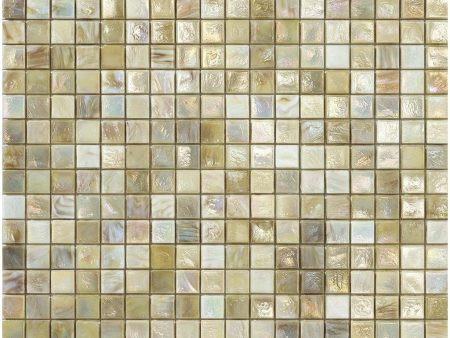 Zinnia 2, 5 8  x 5 8  - Glass Tile Hot on Sale