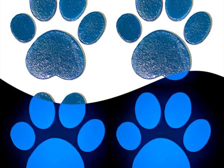 Paws x 4 - Glow in the Dark Pool Mosaics Cheap